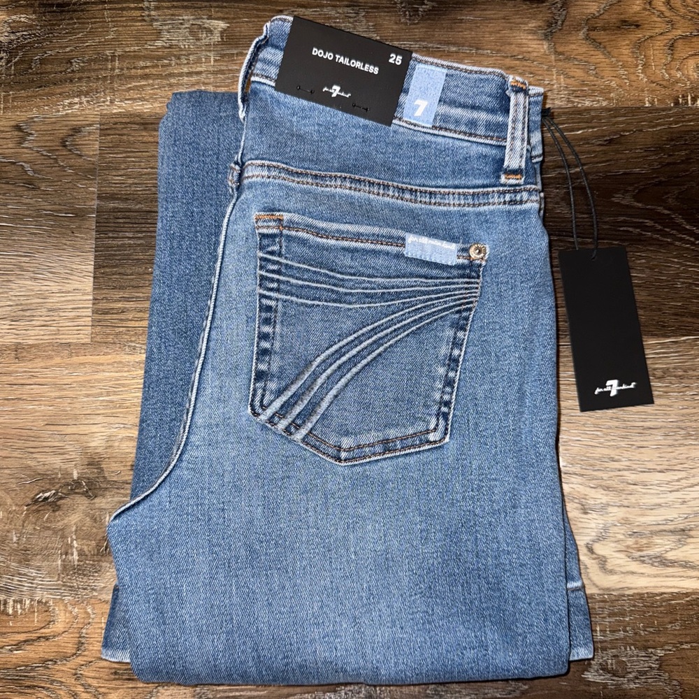 NWT 7 For All Mankind Dojo Tailorless Jeans 7FAMK
